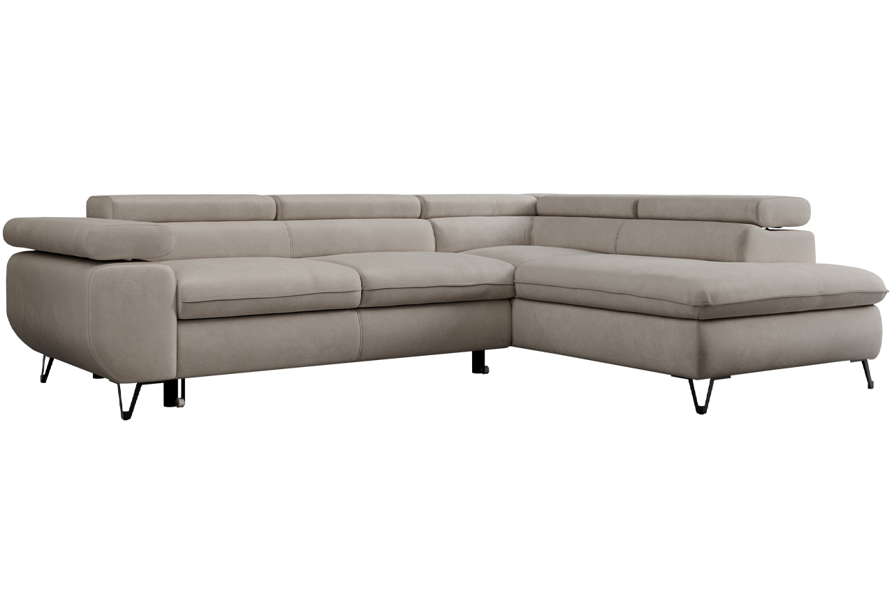 Narożnik PETER L - Paros 02 - beżowy - OUTLETU