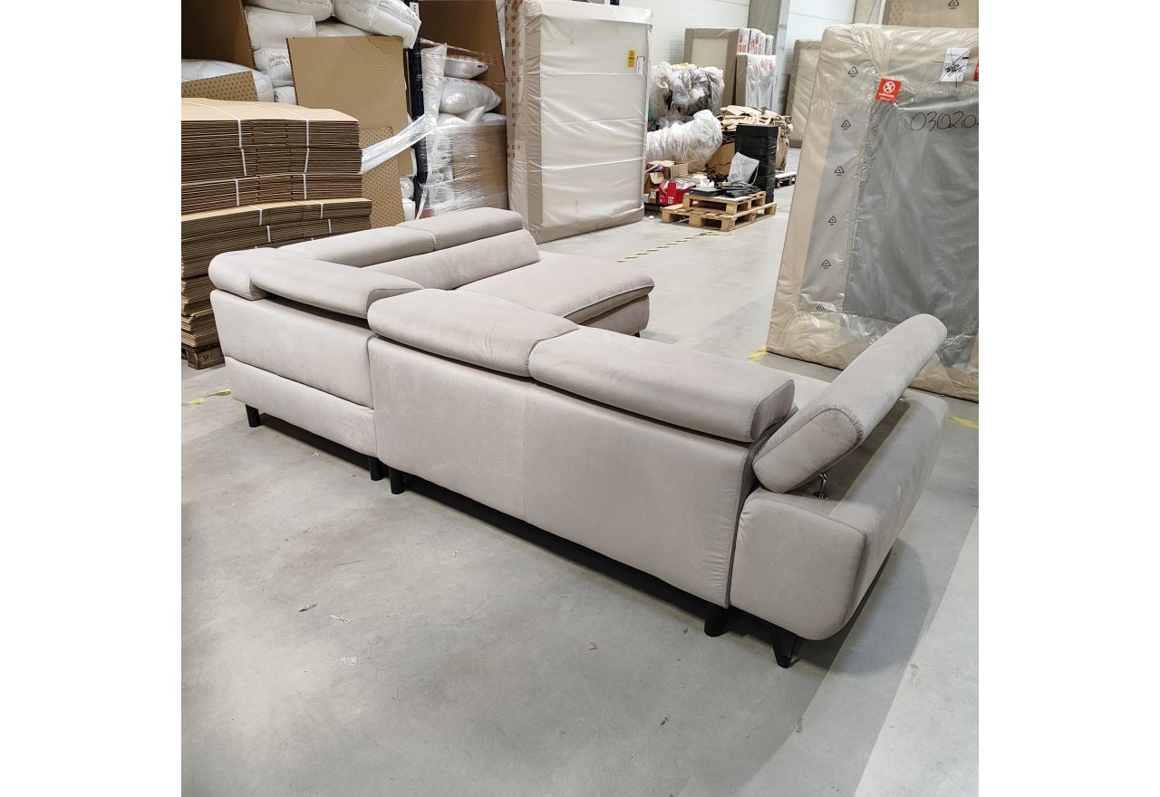 Narożnik PETER L - Paros 02 - beżowy - OUTLETU