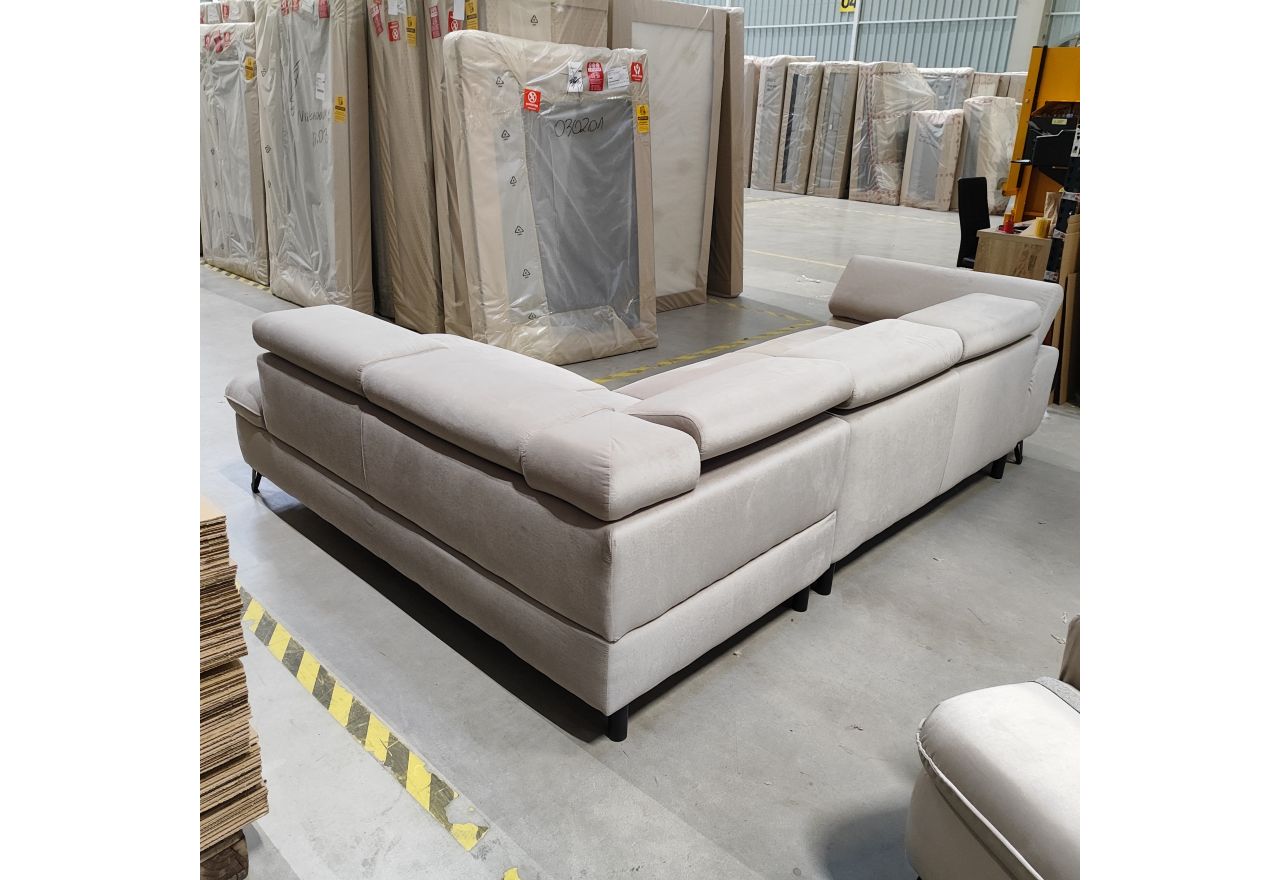 Narożnik PETER L - Paros 02 - beżowy - OUTLETU