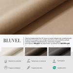 Łóżko tapicerowane FLONELLE CLASSIC 140x200 - jasnoróżowy, welwet