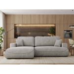 Narożnik - OVO L - strona lewa - jasnoszary, struktura