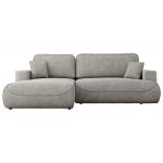 Narożnik - OVO L - strona lewa - jasnoszary, struktura