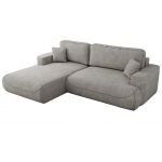 Narożnik - OVO L - strona lewa - jasnoszary, struktura