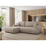 Narożnik - OVO L - strona lewa - beżowy, struktura