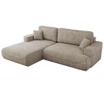 Narożnik - OVO L - strona lewa - beżowy, struktura