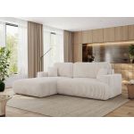 Narożnik - OVO L - strona lewa - beżowy, sztruks