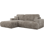 Narożnik - OVO L - strona lewa - jasnobrązowy, sztruks