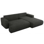 Narożnik - OVO L - strona prawa - ciemnoszary, struktura