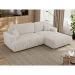 Narożnik - OVO L - strona prawa - beżowy, sztruks