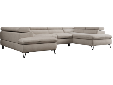 Narożnik PETER U - Paros 02 - beżowy - OUTLETU