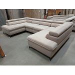 Narożnik PETER U - Paros 02 - beżowy - OUTLETU