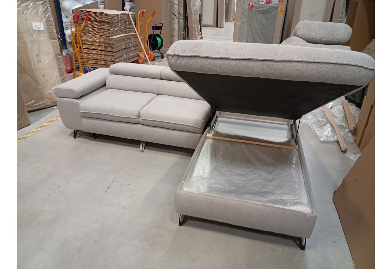 Narożnik PETER L - Matana 17 - beżowy - OUTLETU