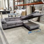 Narożnik PETER L - Lapit 16 - szary - OUTLETU