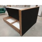 Łóżko kontynentalne ALBERO 1 KING 160x200 - Matana 17 - beżowy - OUTLETU