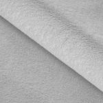 Łóżko tapicerowane GOLETTA CLASSIC 160x200 - materac piankowy - jasnoszary, plusz