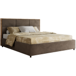 Łóżko tapicerowane LERIO CLASSIC 180x200 - brązowy, welwet