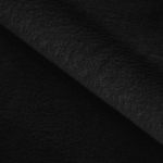 Łóżko tapicerowane LERIO CLASSIC 140x200 - materac pocket - czarny, plusz