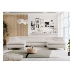 Narożnik PETER U - Tilia 01 - beżowy - OUTLETU