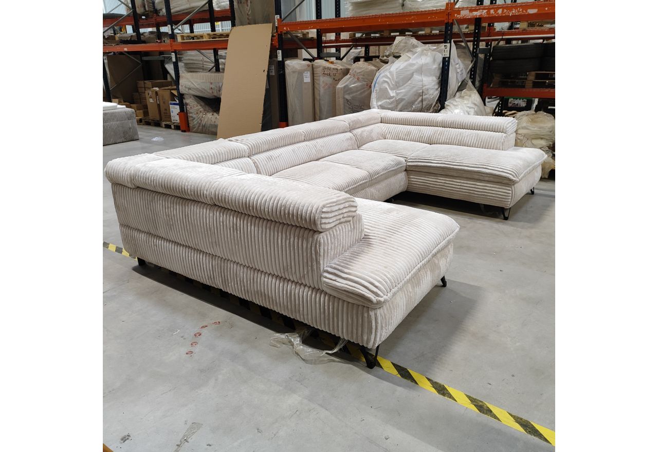 Narożnik PETER U - Tilia 01 - beżowy - OUTLETU