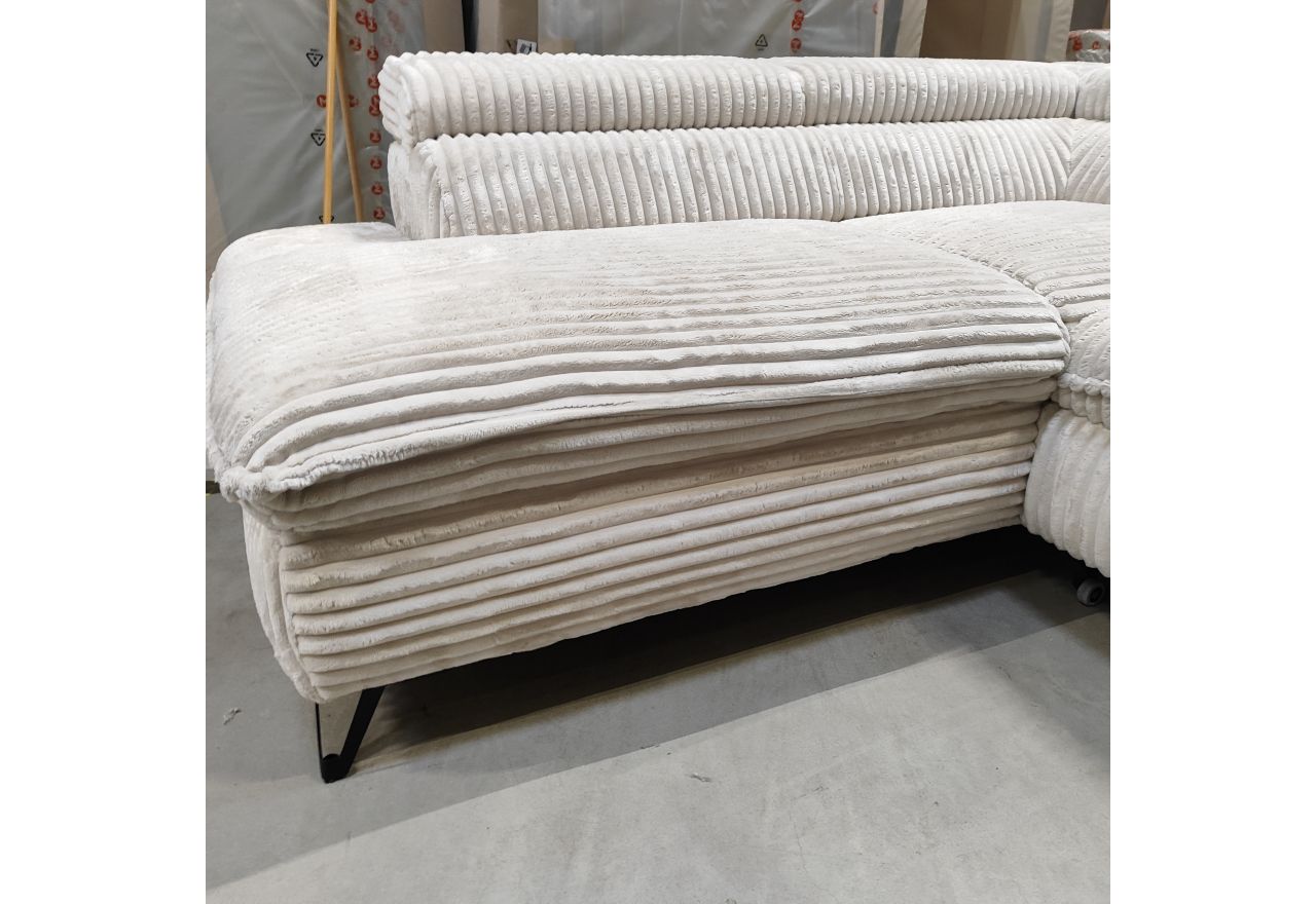 Narożnik PETER U - Tilia 01 - beżowy - OUTLETU