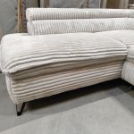 Narożnik PETER U - Tilia 01 - beżowy - OUTLETU