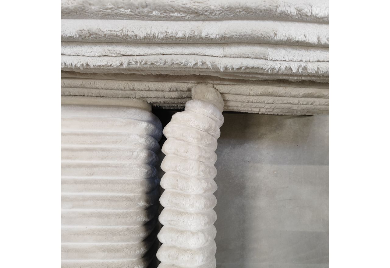 Narożnik PETER U - Tilia 01 - beżowy - OUTLETU