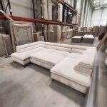 Narożnik PETER U - Tilia 01 - beżowy - OUTLETU