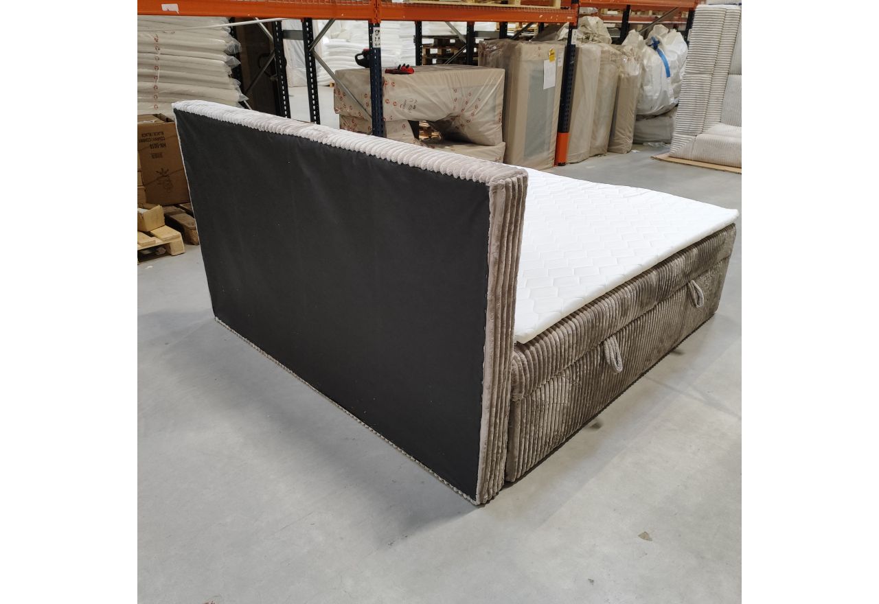 Łóżko kontynentalne TILIANO 200x200 - Tilia 11 - jasny brązowy - OUTLETU