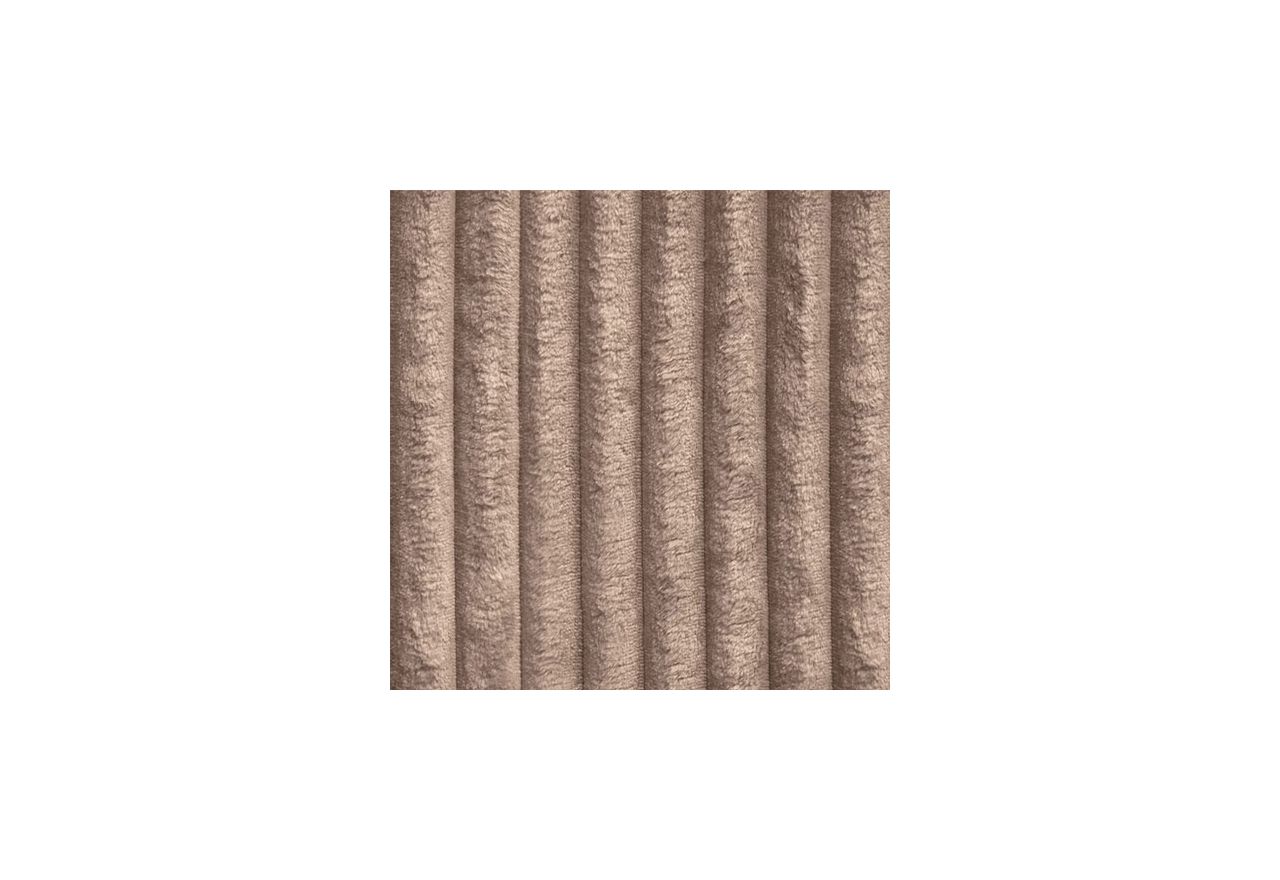 Łóżko kontynentalne - WOOD ZERO 160x200 - H3 - brązowy, sztruks - topper T25