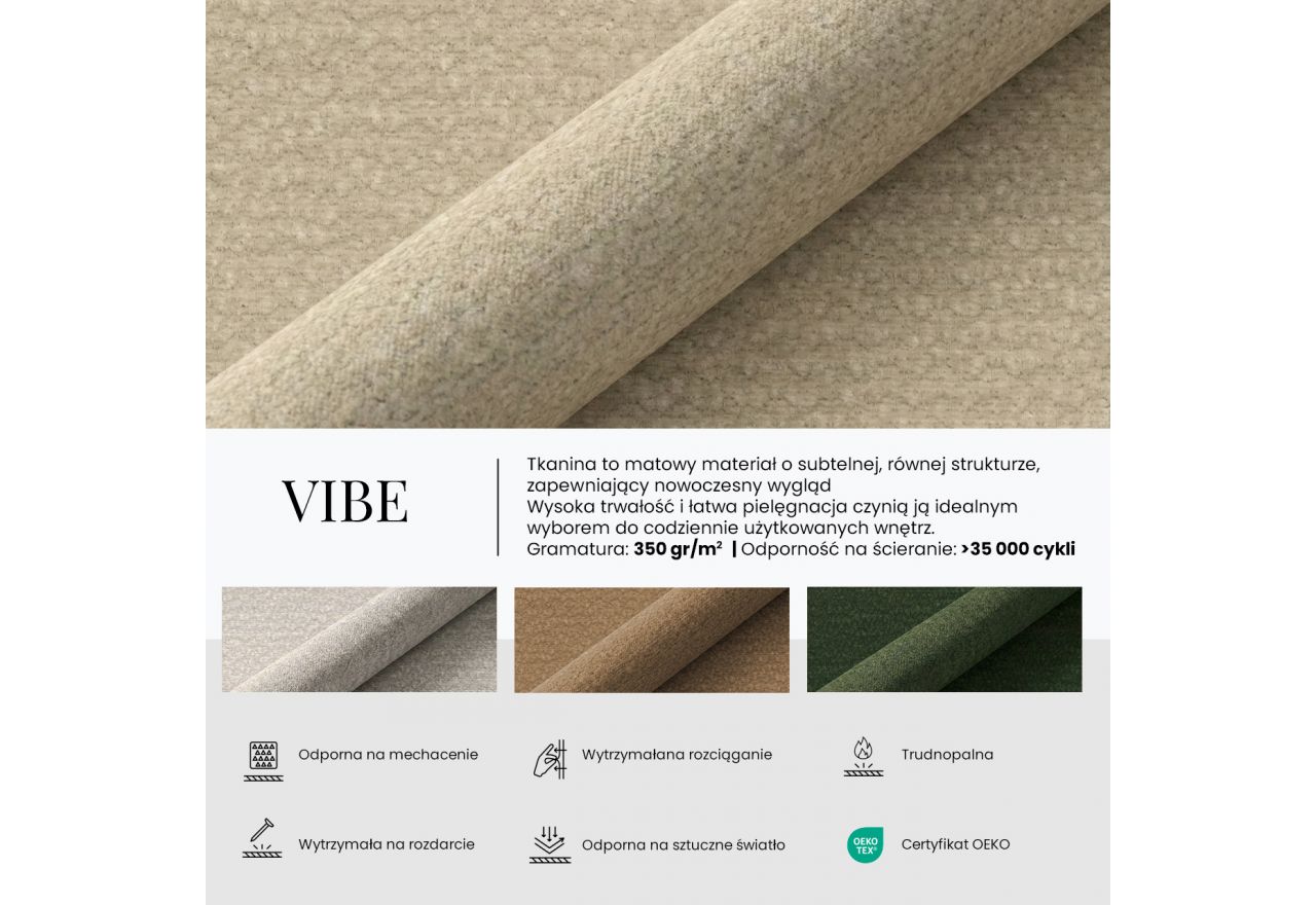 Łóżko kontynentalne - DAGOS 180x200 - H4 - brązowy, szenil gładki - Topper Visco