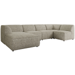 Narożnik MODARO U 5M - strona lewa - beżowy, struktura