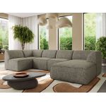 Narożnik MODARO U 5M - strona prawa - szary, struktura