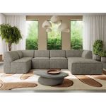 Narożnik MODARO U 5M - strona prawa - szary, struktura