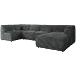 Narożnik MODARO U 5M - strona prawa - szary, sztruks