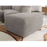 Narożnik MODARO U 6M - strona lewa - jasnoszary, plusz