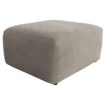 Narożnik MODARO U 6M - strona lewa - jasnoszary, plusz