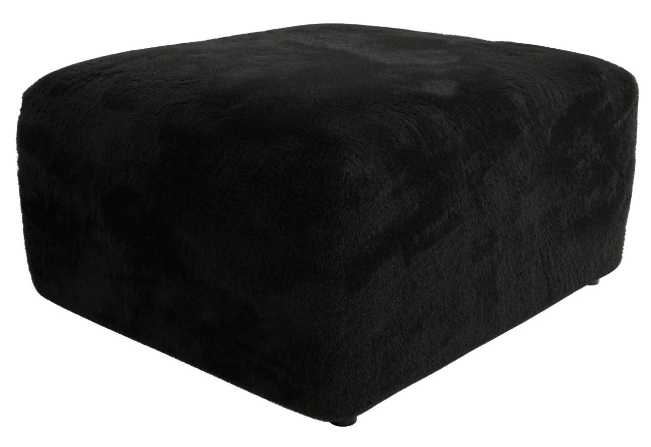 Narożnik MODARO U 6M - strona lewa - czarny, plusz