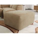 Narożnik MODARO U 6M - strona lewa - beżowy, plusz