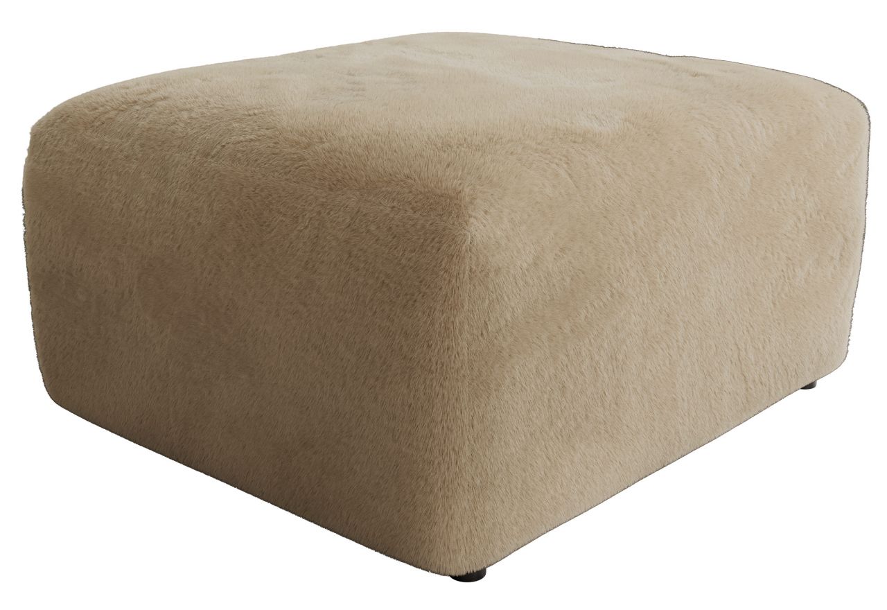 Narożnik MODARO U 6M - strona lewa - beżowy, plusz