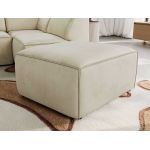 Narożnik MODARO U 6M - strona lewa - beżowy, welwet