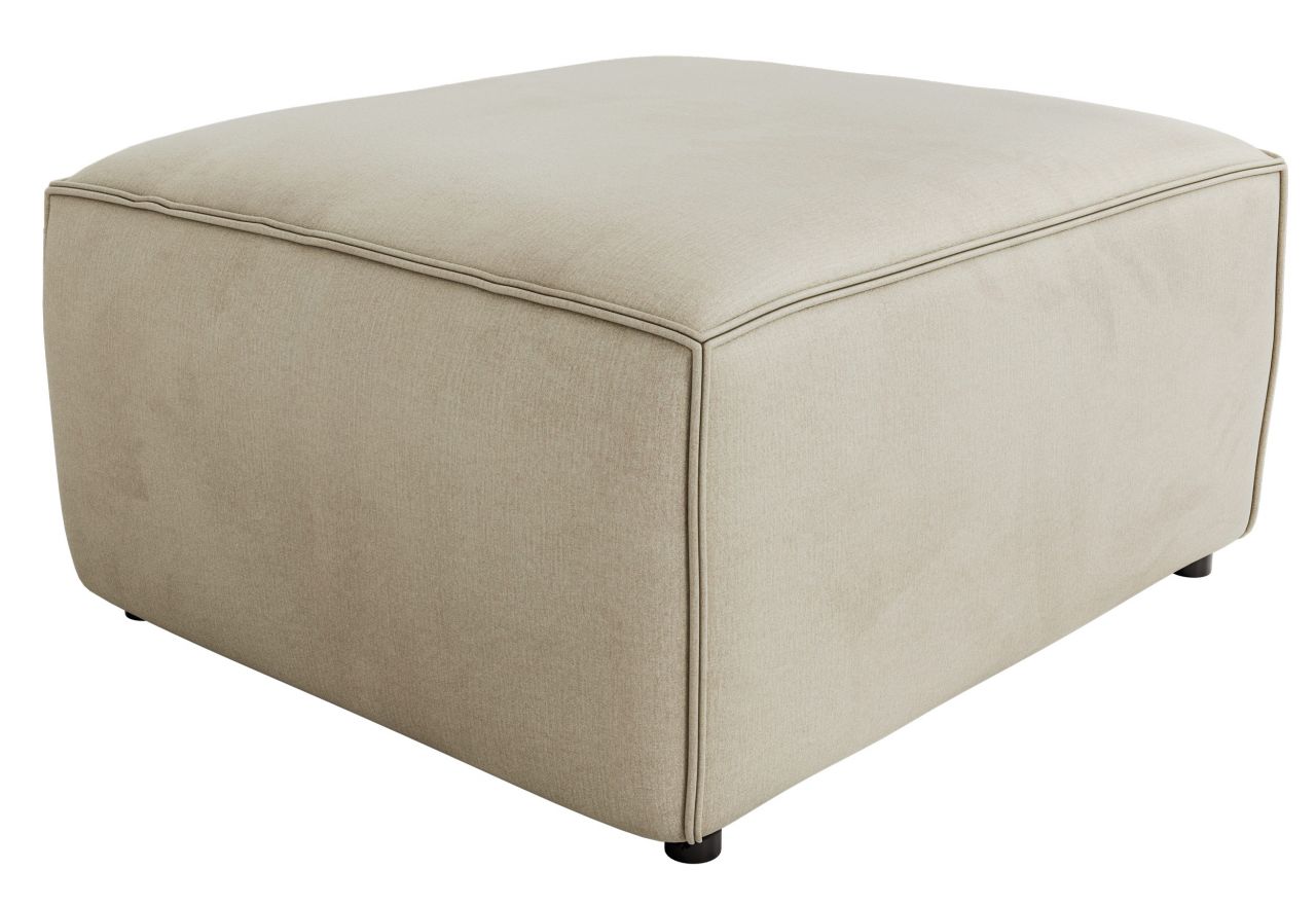 Narożnik MODARO U 6M - strona lewa - beżowy, welwet