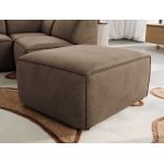 Narożnik MODARO U 6M - strona lewa - brązowy, welwet