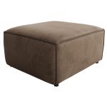 Narożnik MODARO U 6M - strona lewa - brązowy, welwet