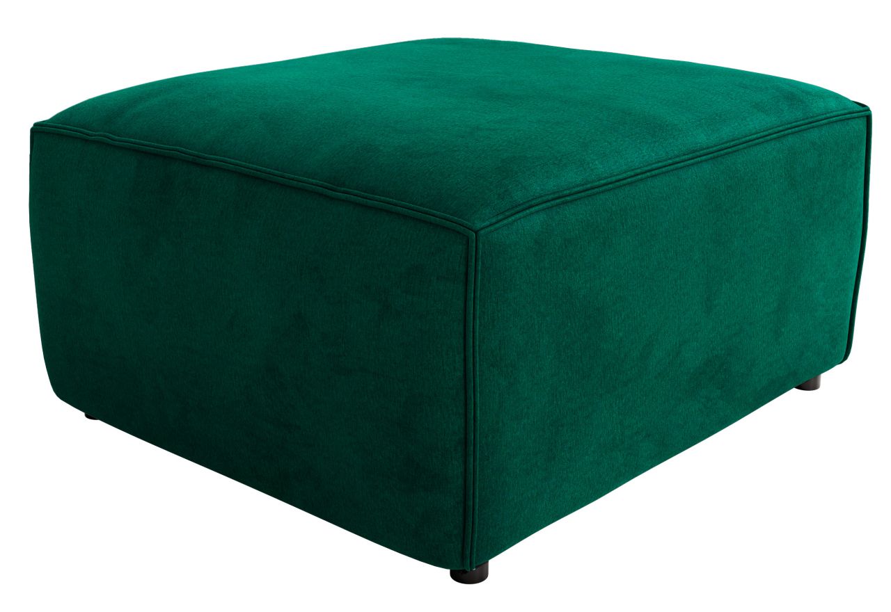 Narożnik MODARO U 6M - strona lewa - ciemnozielony, welwet