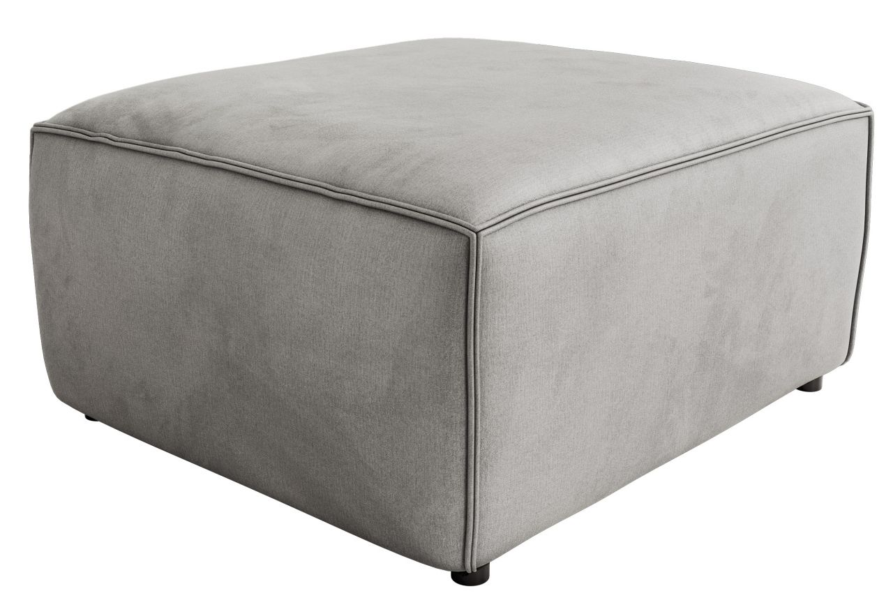 Narożnik MODARO U 6M - strona lewa - jasnoszary, welwet