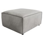 Narożnik MODARO U 6M - strona lewa - jasnoszary, welwet