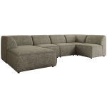 Narożnik MODARO U 6M - strona lewa - szary, struktura