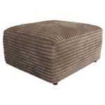 Narożnik MODARO U 6M - strona lewa - brązowy, sztruks