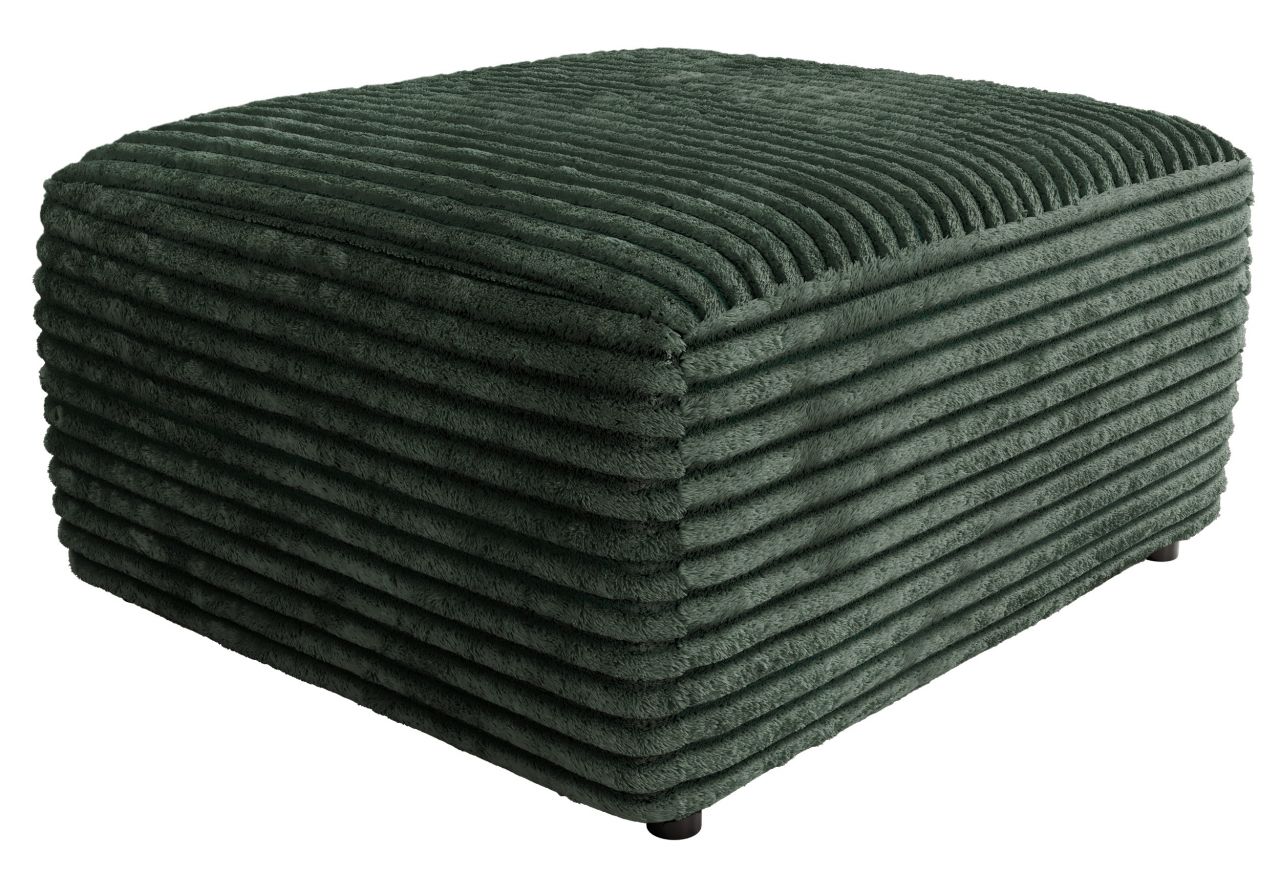 Narożnik MODARO U 6M - strona lewa - ciemnozielony, sztruks