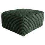 Narożnik MODARO U 6M - strona lewa - ciemnozielony, sztruks